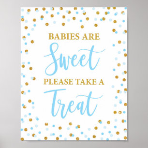 Affiche Bébés sont doux S'il vous plaît prendre un signe d