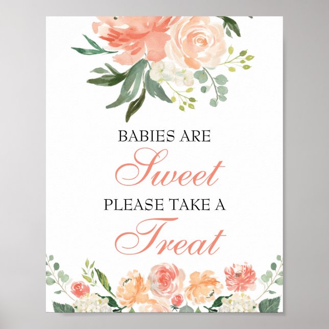Affiche Bébés sont doux S'il vous plaît prendre un signe f (Devant)