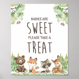 Affiche Bébés sont doux S'il vous plaît prendre une menace