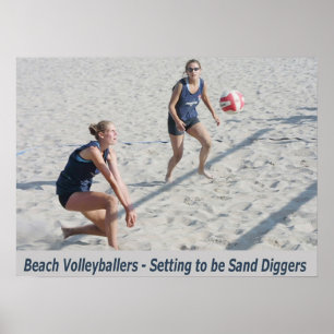 Affiche Bêcheurs de sable
