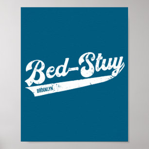 Affiche Bedford Stuyvesant Bed Stuy Brooklyn New York City
