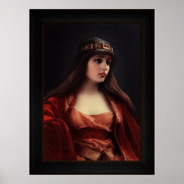 Affiche Bedouin Girl by Luis Ricardo Falero (Devant)