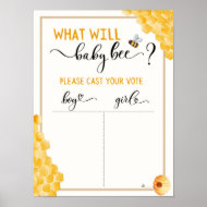 Affiche Bee Baby Genre Révéler l'affiche de vote