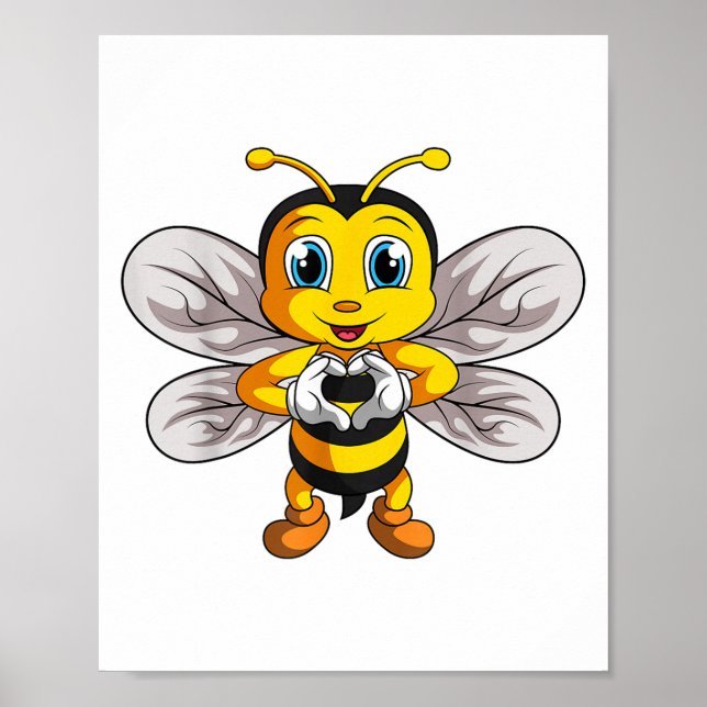 Affiche Bee Bumble Bee Kids Girls Boys _1 (Devant)