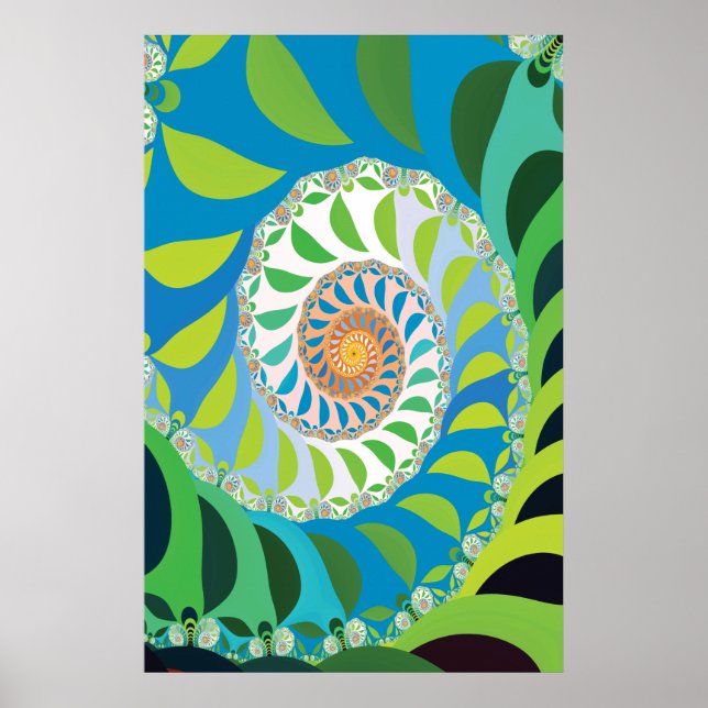 Affiche Bee Colony Fractal (Devant)