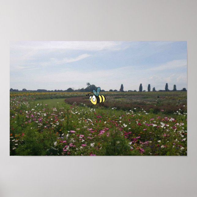 Affiche "Bee Happy" (Devant)