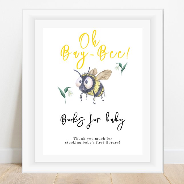 Affiche Bee - Livres pour bébé (Créateur téléchargé)