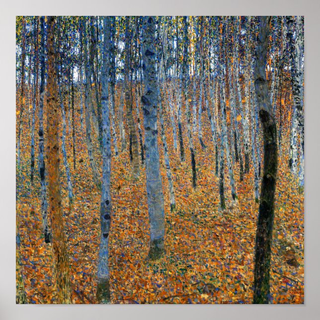 Affiche Beech Grove I | Gustav Klimt | (Devant)