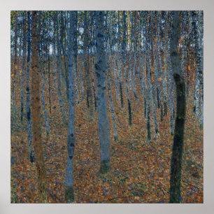 Affiche Beech Grove I — Gustav Klimt (1902)