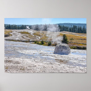 Affiche Beehive Geyser, parc national de Yellowstone