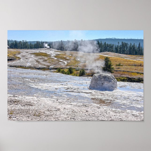 Affiche Beehive Geyser, parc national de Yellowstone (Devant)
