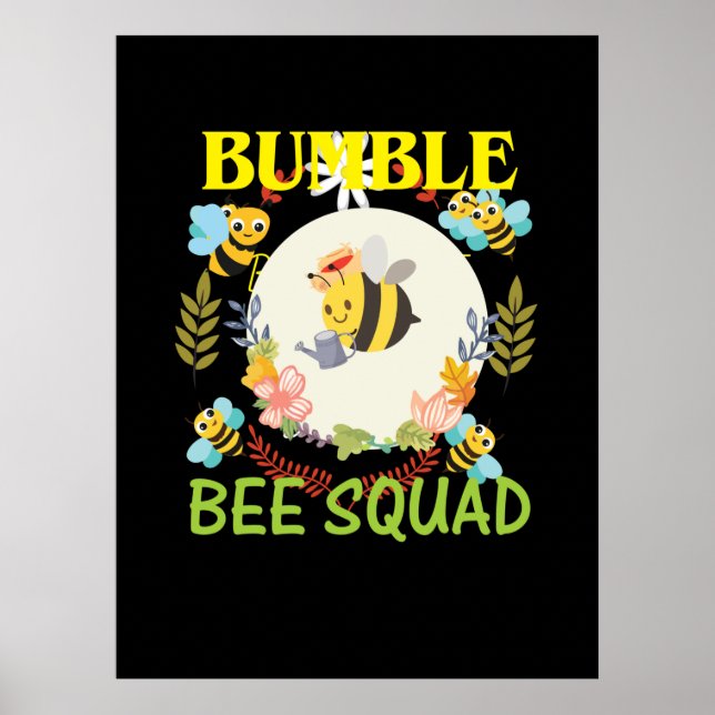 Affiche Beekeeper Art Bumble Bee Squad (Devant)