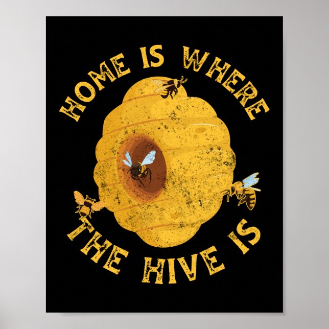 Affiche Beekeeper Beekeeper Home Est Là Où Ma Ruche Est (Devant)