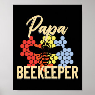 Affiche Beekeeper Papa Beekeeper Honeycomb