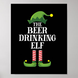 Affiche Beer Drinking Christmas Birthday