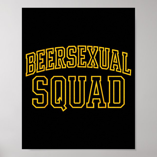 Affiche Beerual Squad Matching Group Bachelor Party Design (Devant)