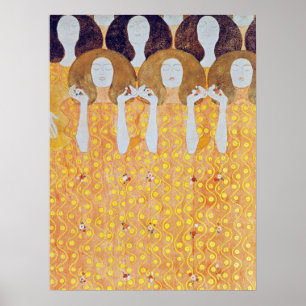 Affiche Beethoven Frieze (détail), Gustav Klimt