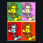Affiche Beethoven Pop Art<br><div class="desc">Ludwig von</div>