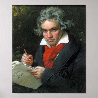 Affiche Beethoven portable