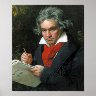 Affiche Beethoven Portrait