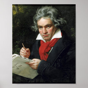 Affiche Beethoven Portrait de Joseph Karl Stieler