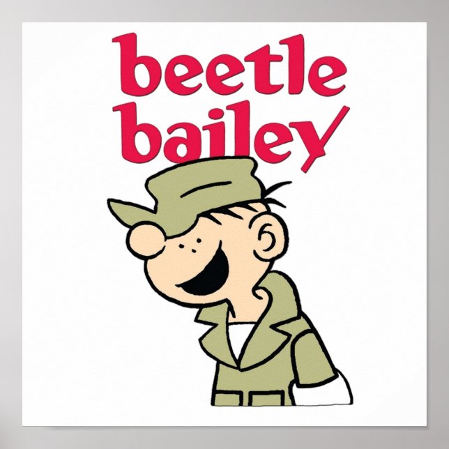 Affiche Beetle Bailey (Devant)