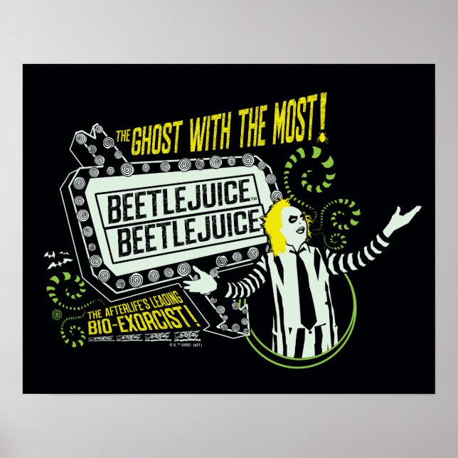 Affiche Beetlejus | Marquee "Ghost With The Most" (Devant)