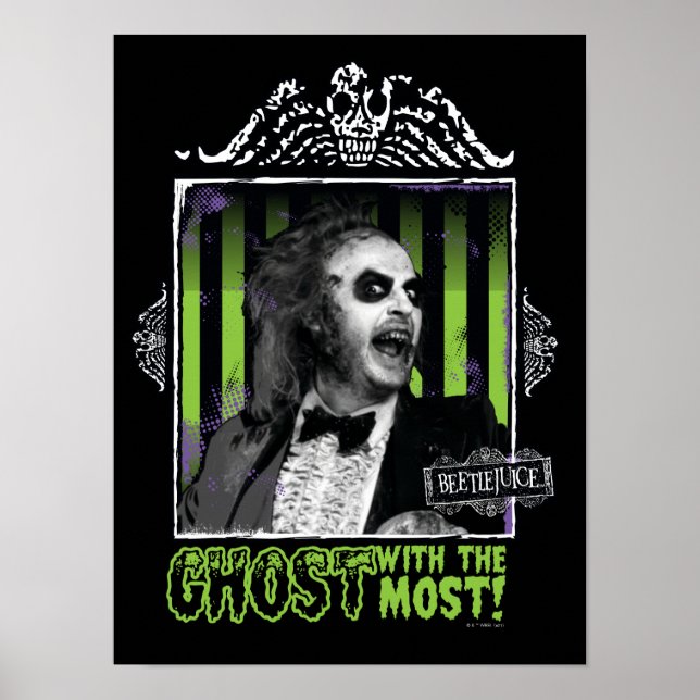 Affiche Beetlejus | Portrait "Ghost With the Most" (Devant)