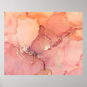 Affiche beige Abstrait, arrière - plan marron, papier pein