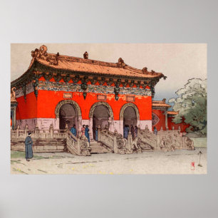 Affiche Beiling Mausoleum, Liaoning, China Yoshi Hiroshi