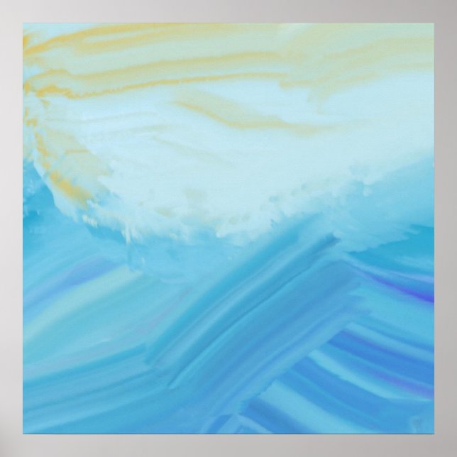 Affiche bel art abstrait (Devant)