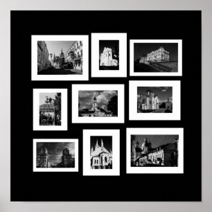 Affiche Bélarus Minsk Grodno Vitebsk Brest Architecture