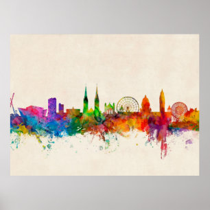Affiche Belfast Northern Ireland Skyline