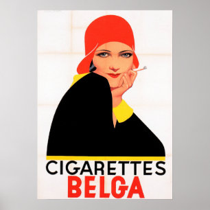 Affiche Belga Cigs