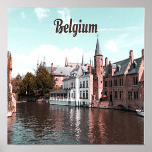 Affiche Belgique - Canal Bruxelles