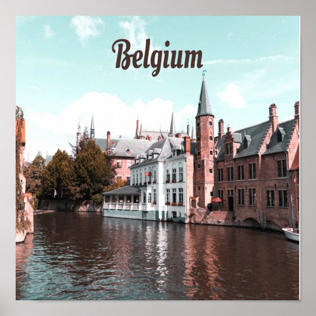 Affiche Belgique - Canal Bruxelles (Devant)