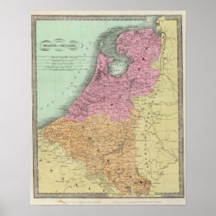 Affiche Belgique Et Hollande