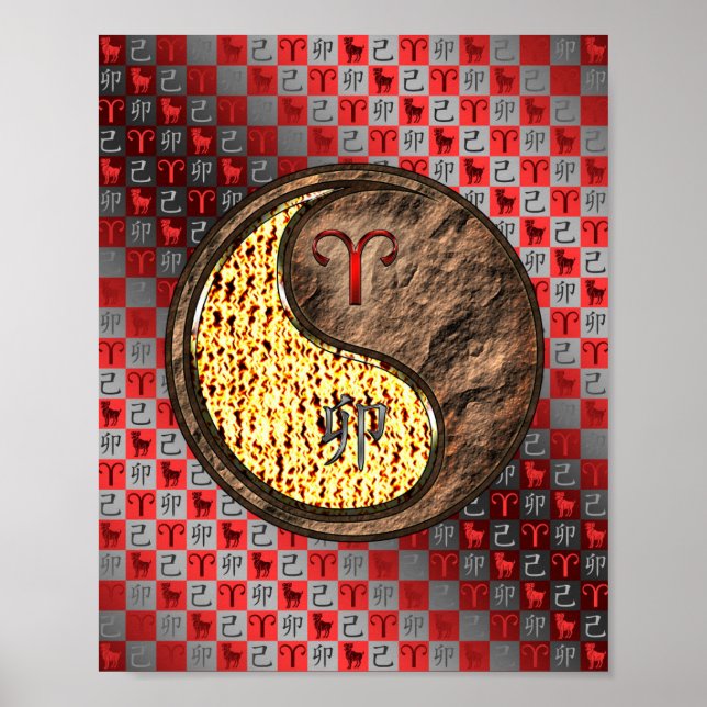 Affiche Bélier et lapin terrestre (Devant)