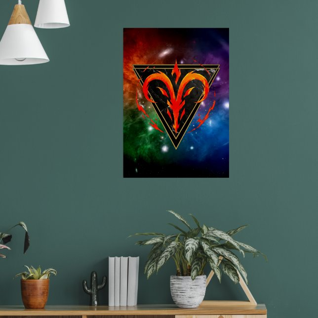 Affiche Bélier Zodiaque Cadeau Astrologie (Salon 1)