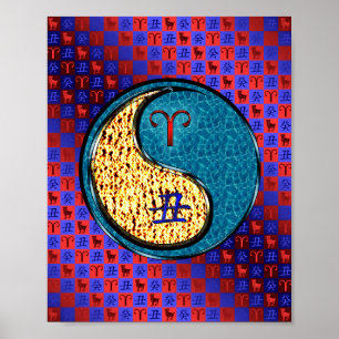 Affiche Béliers à eau