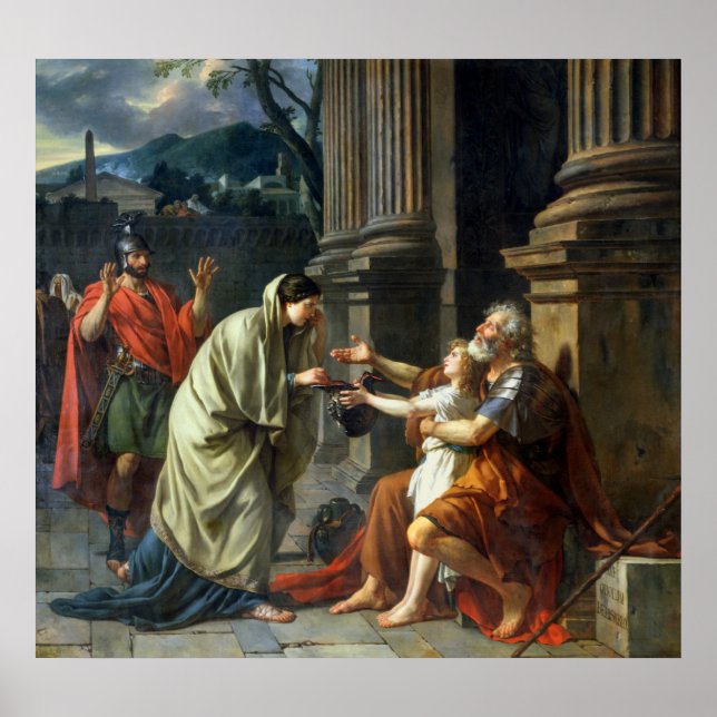 Affiche Belisarius Begging for Alms, 1781 (Devant)