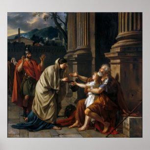 Affiche Belisarius by Jacques Louis David
