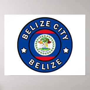 Affiche Belize City Belize