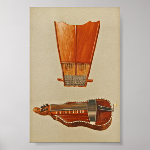 Affiche Bell Harp, Hurdy-Gurdy