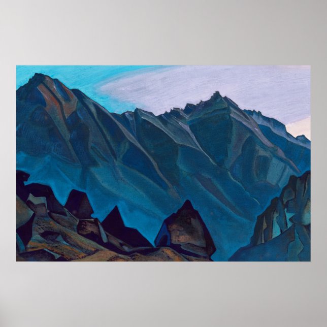 Affiche Bell Mountain par Nicholas Roerich (Devant)