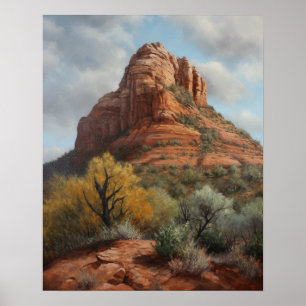 Affiche Bell Rock Sedona Arizona Peinture Art Imprimer Pos