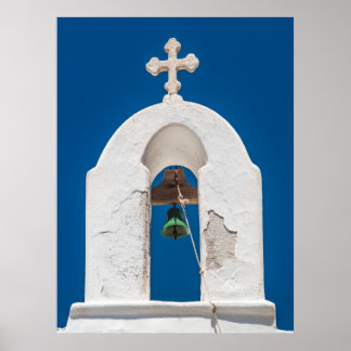 Affiche Bell tower of Mykonos
