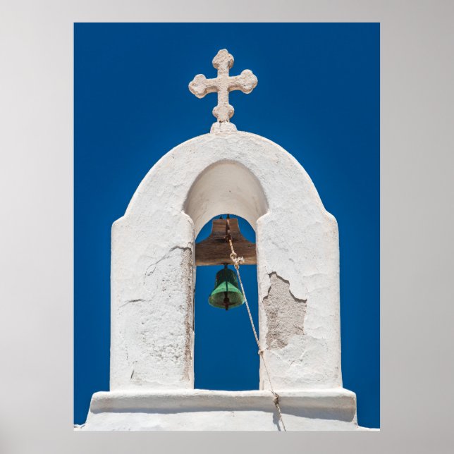 Affiche Bell tower of Mykonos (Devant)
