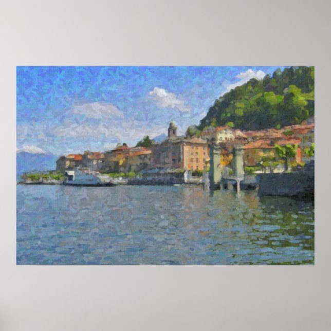 Affiche Bellagio, lac de Côme (Devant)
