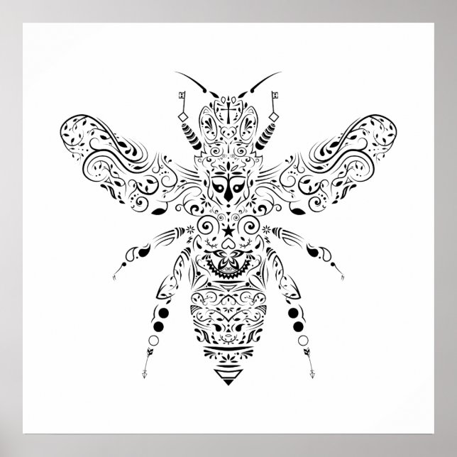 Affiche belle abeille (Devant)